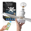 Ventoinha de Teto com Luz LED e Comando à Distância – Casquilho E27